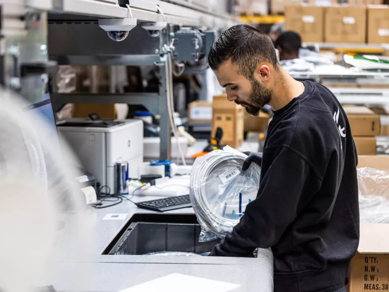 Axis camera installed at EET Group supporting processes