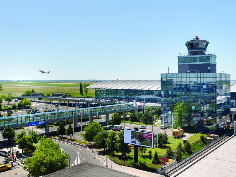 Prague airport exterior