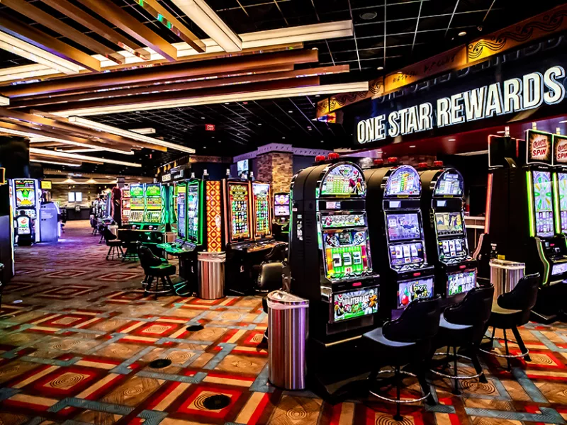 Machines in Hard Rock casino