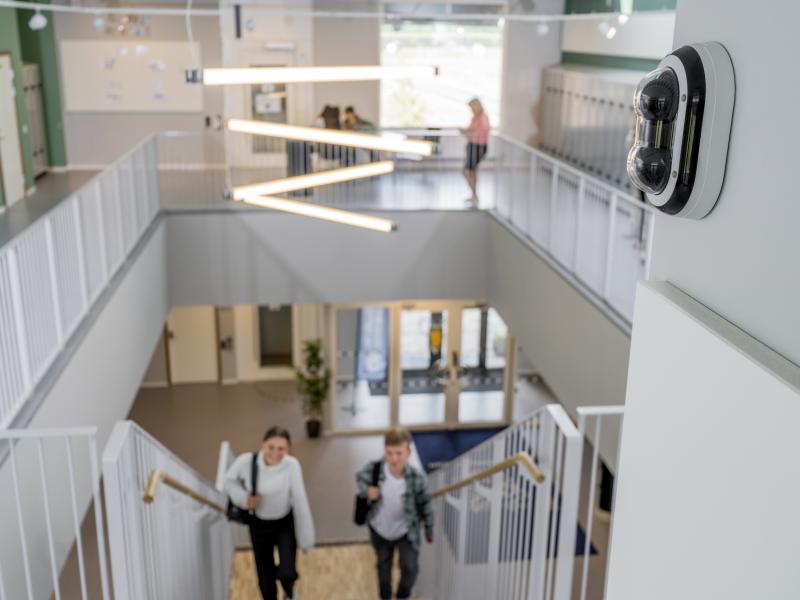 Staircase monitoring in schools