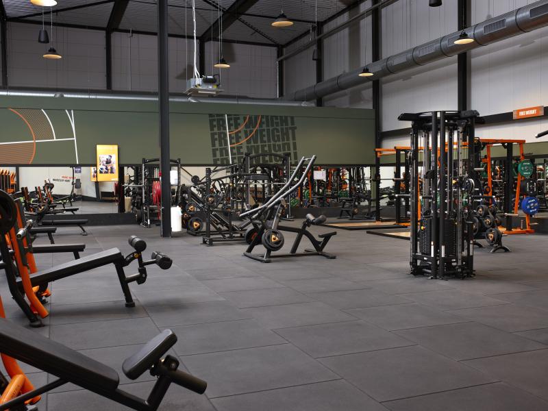Inside of the Basic-Fit gym Tilburg