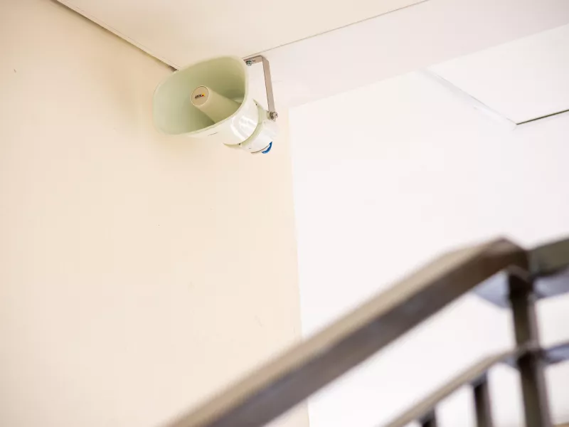 Horn speaker at Anahuac University