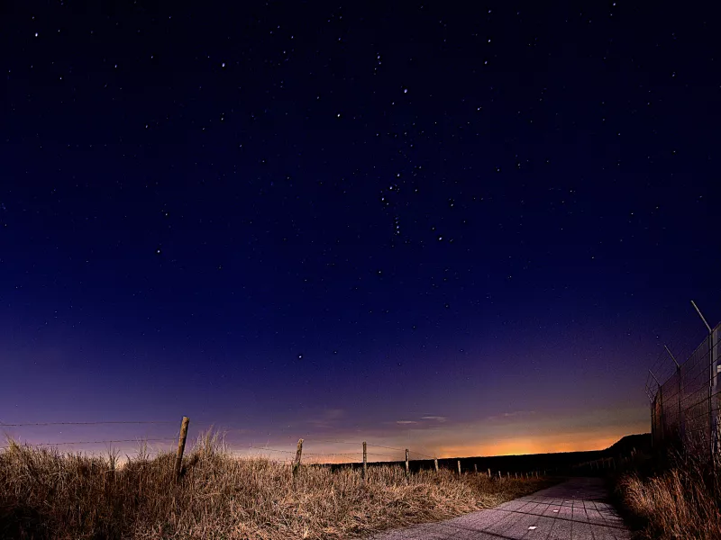 perimeter in darkness