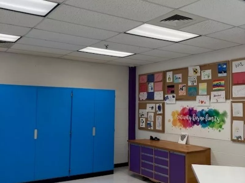 Art room of Boys & Girls Clubs of Carroll County