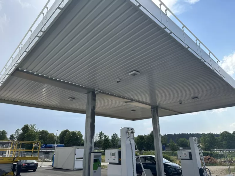Petrol Station Verbio Germany Tankstelle