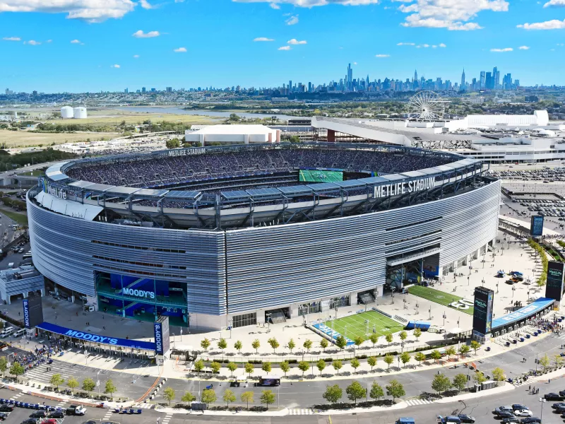 MetLife Stadium aerial shot