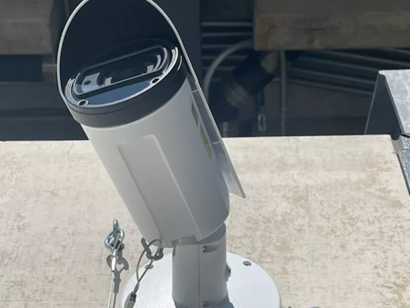 Close up of Q1809-LE installed in stadium