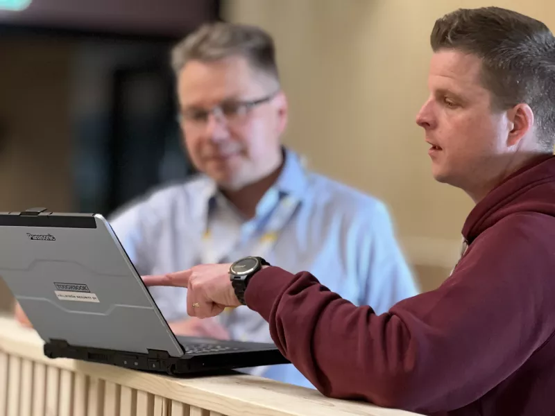 Jyrki and Juha in conversation