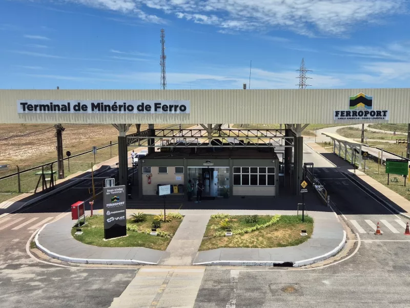 Entrance of Ferroport in Brazil