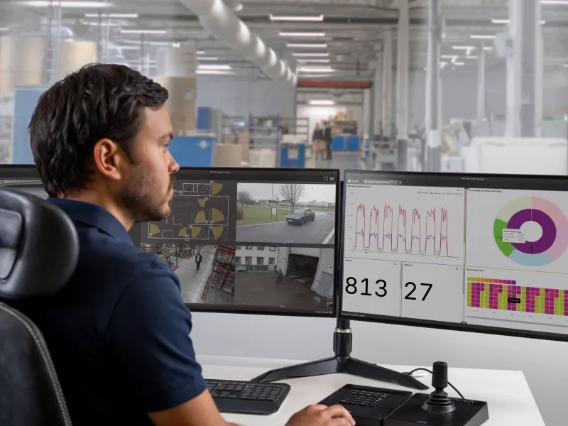 man using insight dashboard