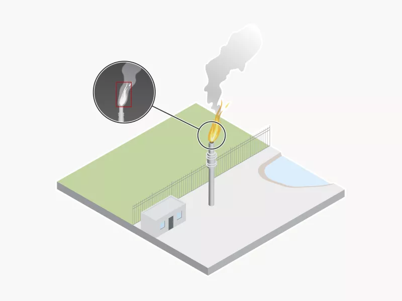 Off shore oil and gas rig