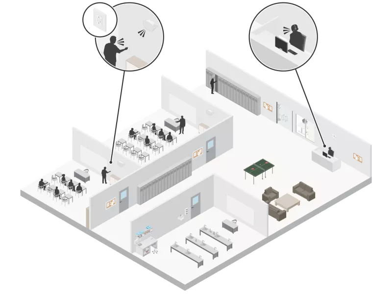 Initiate a two-way audio call