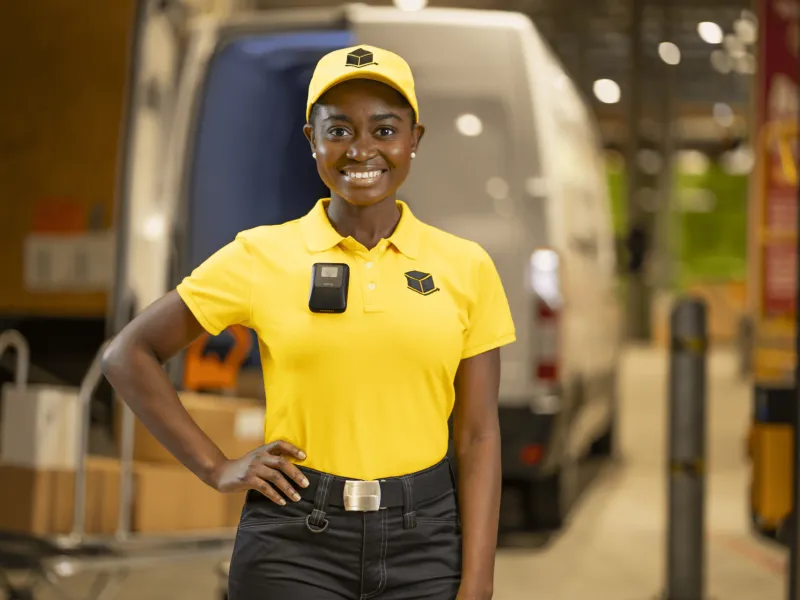 Courier body worn
