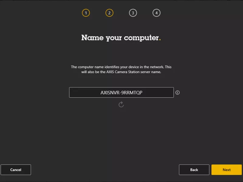 AXIS Recorder toolbox interface