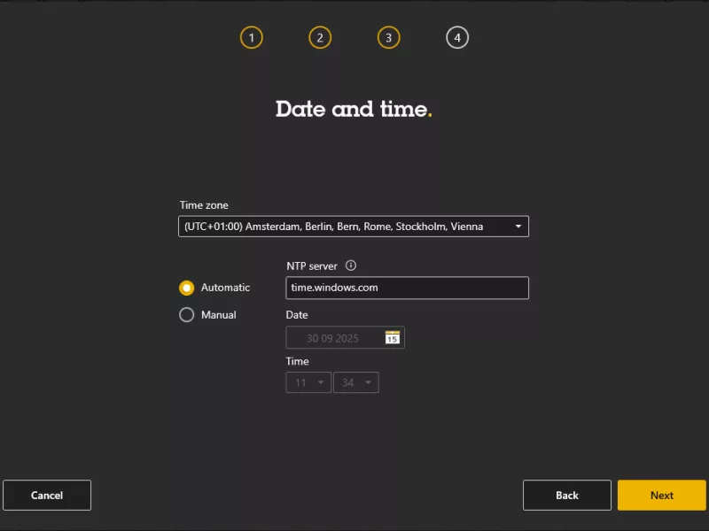 AXIS Recorder toolbox interface