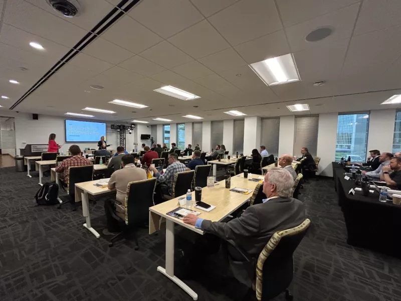 Axis and Genetec roadshow highlighting the latest security solutions, including video surveillance, access control, and integrated system demonstrations.