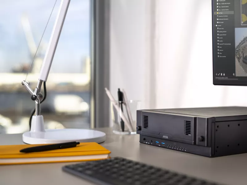 AXIS S22 mk II Appliance on a desk
