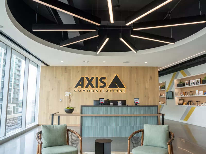 Dallas Axis Experience Center reception