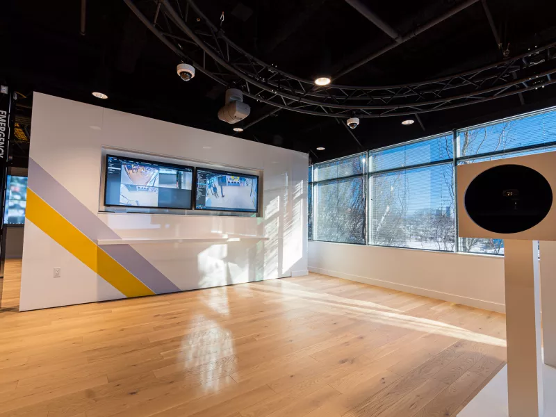 Vancouver Axis Experience Center showcasing the latest technology and security solutions for demonstrations.