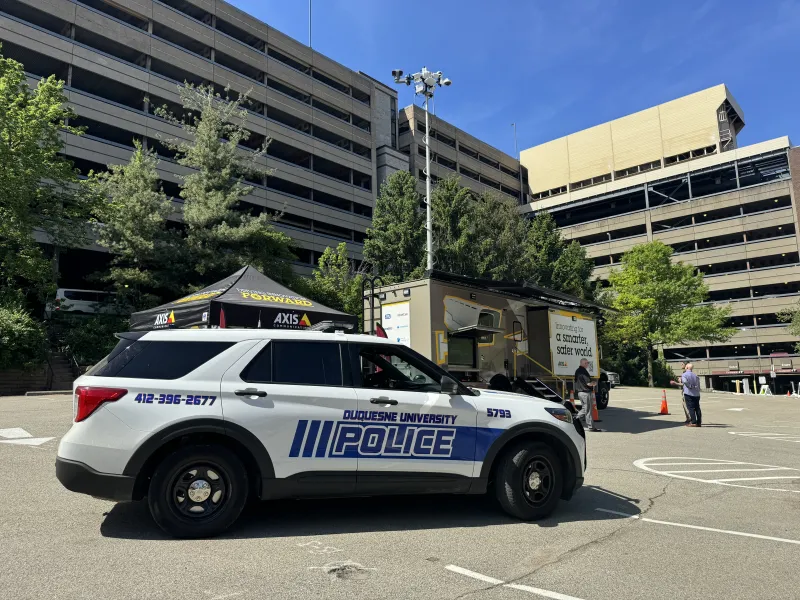 Axis Experience Vehicle event with Duquesne University Police