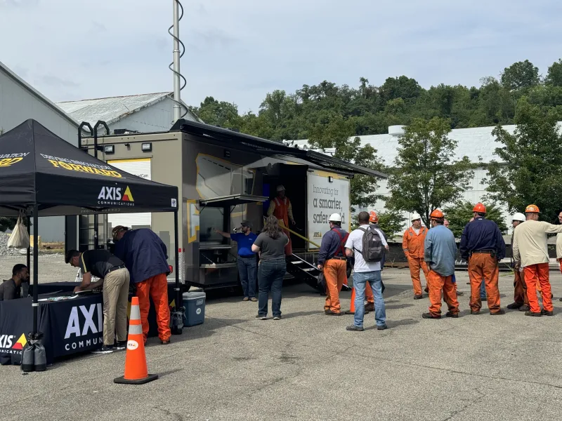 Axis Experience Vehicle visiting US Steel in Pittsburgh 
