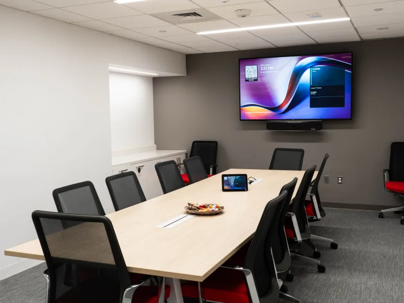 Conference rooms at Detroit Axis Experience Center for meetings and collaboration