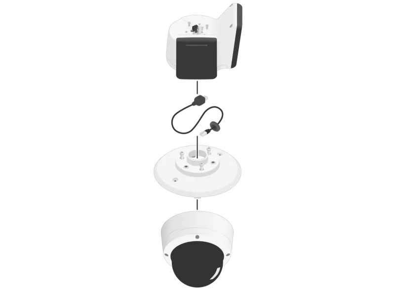 Illustration of  AXIS D2122-VE Radar - devices combinations