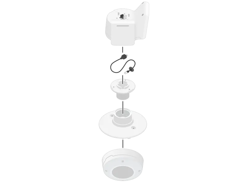 Illustration of  AXIS D2122-VE Radar - devices combinations