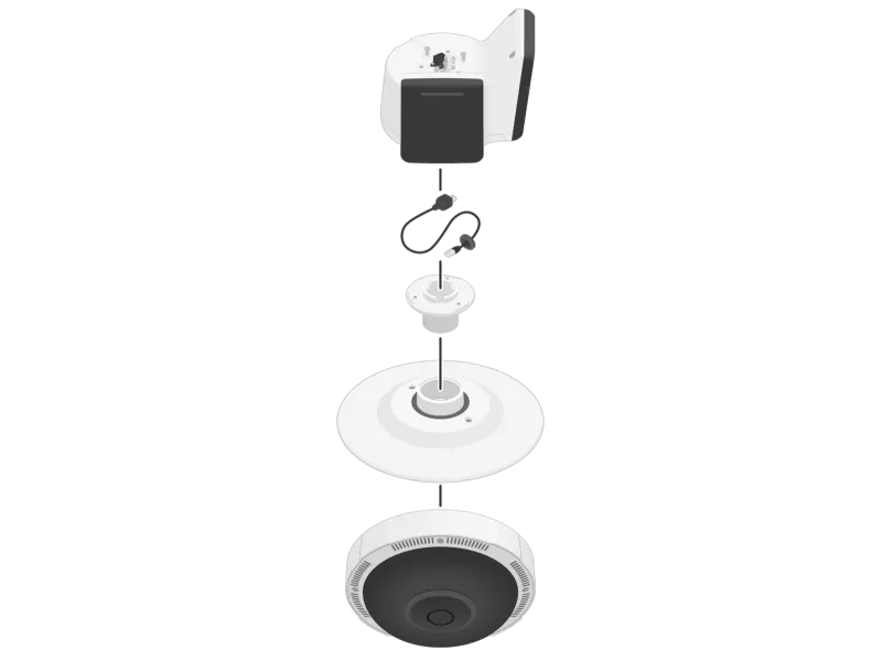 Illustration of  AXIS D2122-VE Radar - devices combinations