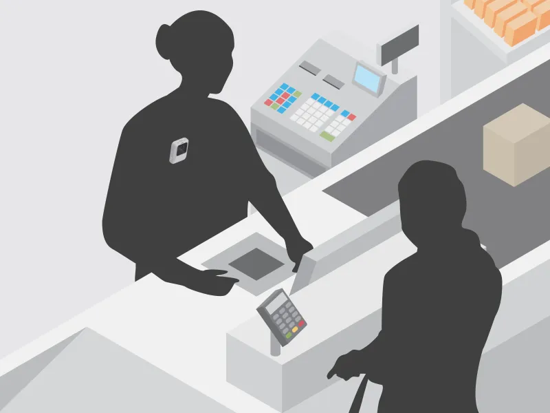 Body worn camera in retail for safety