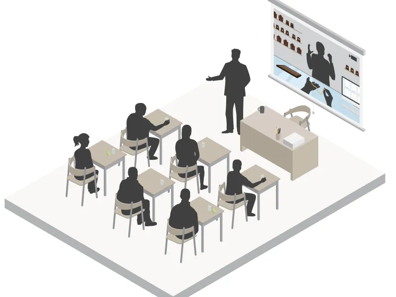 Training with body worn for retail and other segments