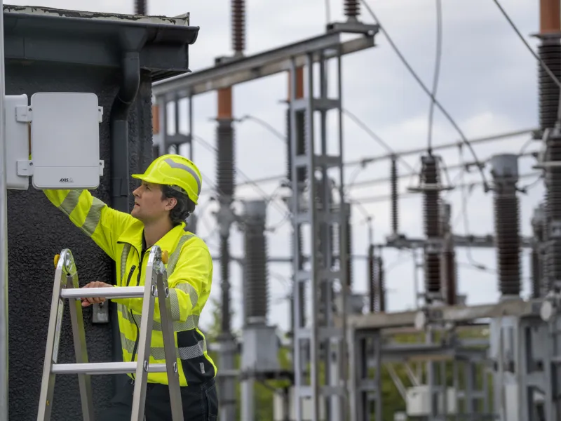 AXIS Surveillance Cabinet or Safety Cabinet installation at power plant