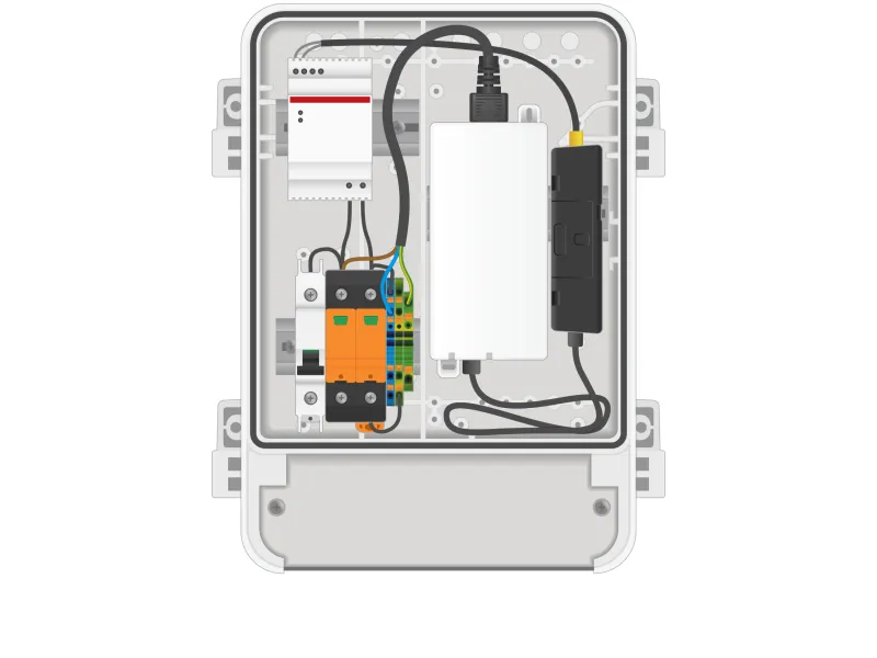 Typical setup for AXIS Safety Cabinet