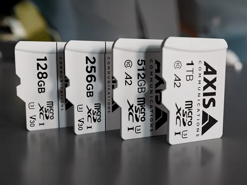 Group image of AXIS Surveillance Cards