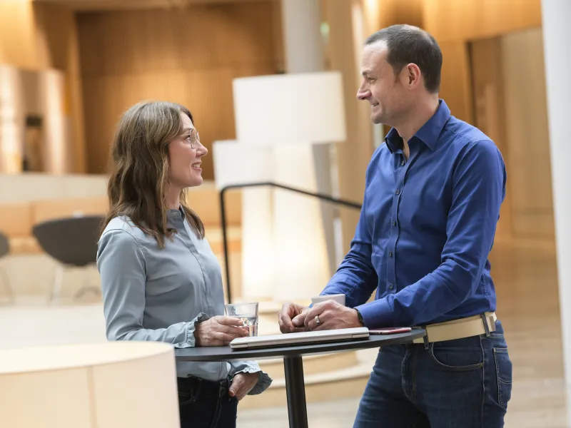 Cecilia Modig, Engineering Director and Philipp Liljevall, Engineering Manager
