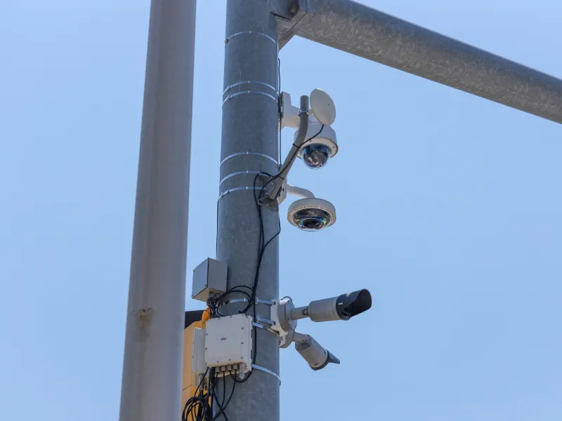 Cameras on poles in Chicopee 2