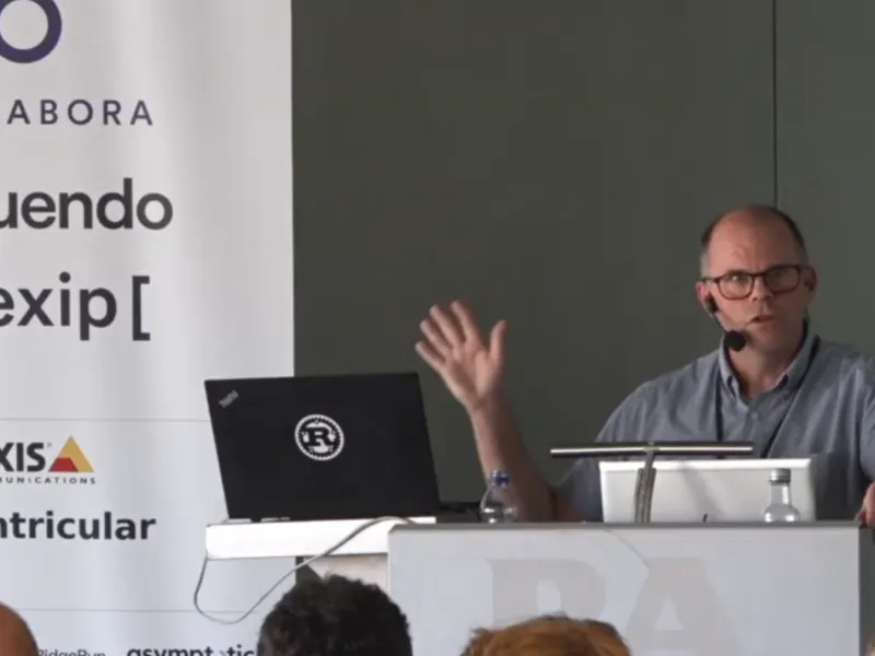 Image of Johan S speaking