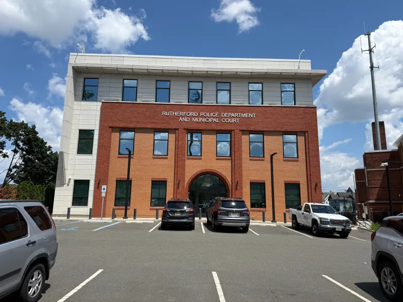Exterior of Rutherford Police Department