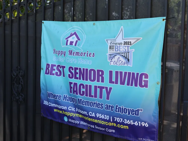 Best Senior Living Facility Sign