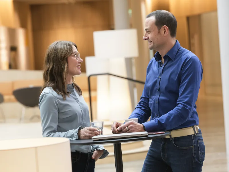 Cecilia Modig, Engineering Director and Philipp Liljevall, Engineering Manager