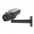 AXIS Q1645 IP Camera has Forensic WDR, Lightfinder and Zipstream. The product is viewed from its left angle.