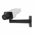 AXIS P1378 IP Camera è dotata di stabilizzatore elettronico dell'immagine. La telecamera è vista dall'angolo sinistro.