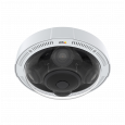 IP-камера AXIS P3719-PLE установлена на потолке. Вид спереди.