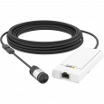  Сетевая камера AXIS P1244 Network Camera поддерживает питание по технологии Power over Ethernet. Показан вид устройства спереди. 