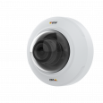 AXIS M4216-V Dome Camera mounted on wall from left angle