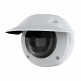 AXIS Q3538-LVE Dome Camera with weathershield, viewed from its left angle