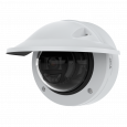 Устанавливаемая на стене купольная камера AXIS P3265-LVE Dome Camera с погодозащитным козырьком, вид слева
