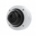 Купольная камера AXIS P3267-LV Dome Camera, установленная на стене, вид слева