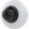 AXIS M4218-LV Dome Camera, pared, vista desde su ángulo izquierdo