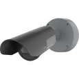 Dark gray AXIS Q1800-LE License Plate Camera viewed from its left angle